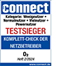 Connect Siegel 2024: Testsieger o2 im Komplett Check der Netzbetreiber für Wenignutzer, Normalnutzer, Vielnutzer und Powernutzer